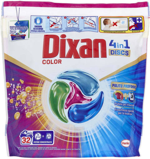 Dixan Discs 32 Color 4 In 1
