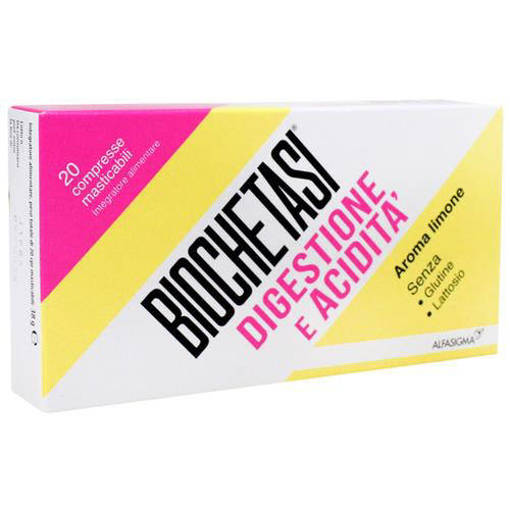 BIOCHETASI DIGEST ACIDT MASTIC 20CPR 38GR