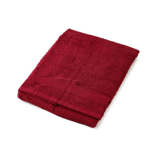 Asciugamano Lovely Applicazione 50x100 Bordeaux