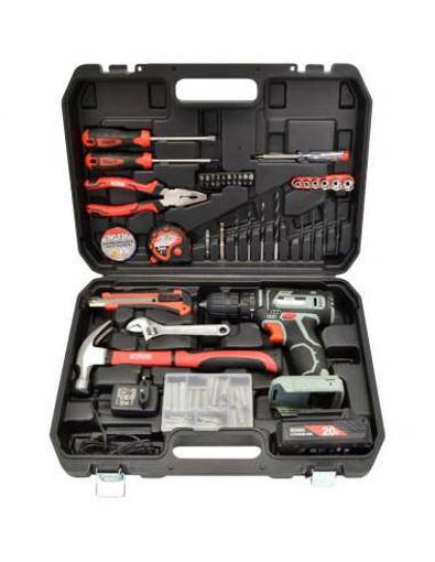 Kit Trapano Avvitatore 20V E 127 Accessori
