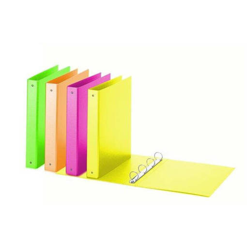 Favorit - Raccoglitore ad Anelli in Polipropilene 22 x 30 cm D30 Neon Colori Assortiti 400090369