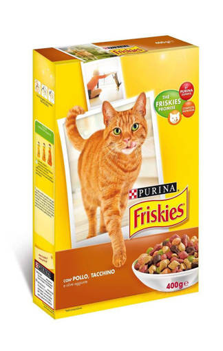 Purina Friskies Adult Crocchette Gatto Pollo, Tacchino e Oli
