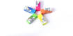 Fila - Giotto - Gomma Minigomma fluo 5 pz F025200