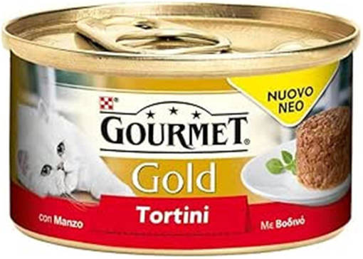 Purina Gourmet Gold TORTINI  con MANZO 85GR