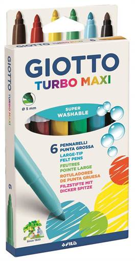 Fila - Giotto - Pennarello Turbo Maxi 6 pz F453000