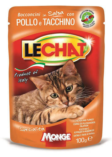 Lechat Buste 100 Gr, Pollo e Tacchino