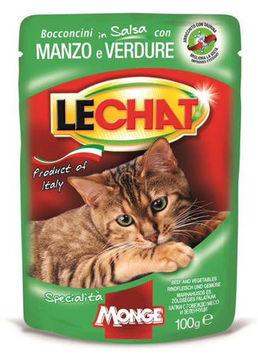 Lechat Buste 100 Gr, Manzo e Verdure