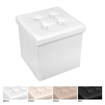 Pouf, PVC Ecopelle, Colori Assortiti