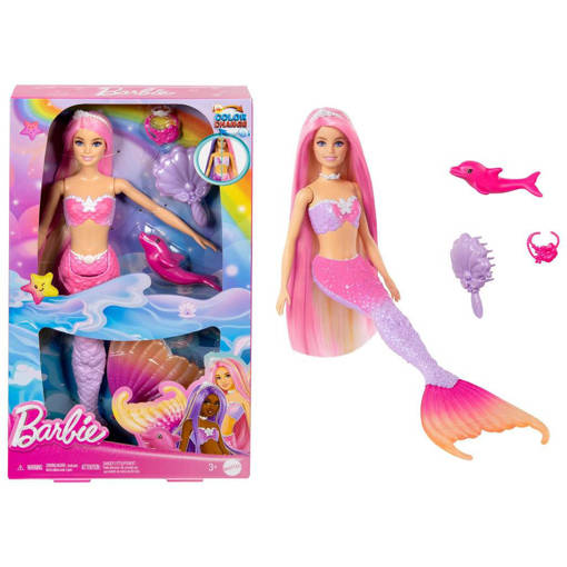 Mattel - Barbie - Barbie Sirena Colori Del Mare HRP97