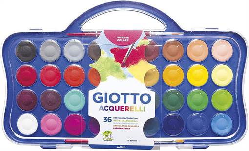 Fila - Giotto - Acquerelli 36 colori F353600