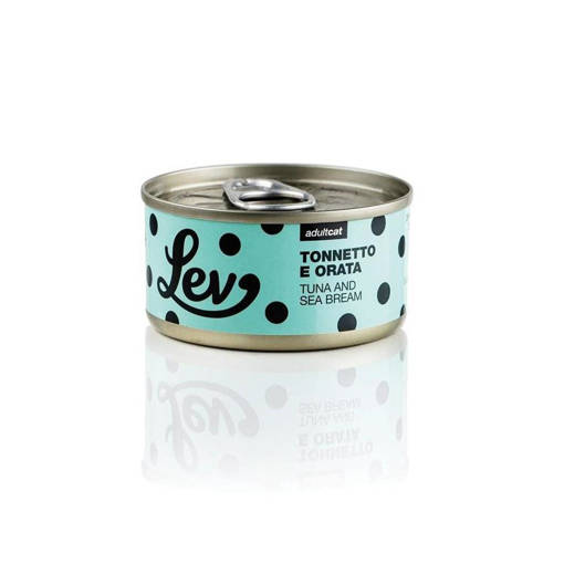 Lev Gatto Tonnetto E Orata Lattina 70G