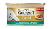 Purina Gourmet Gold Umido Gatto Dadini in Salsa con Salmone, 85 gr