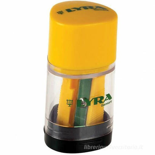 Fila - Lyra - Temperamatite a un foro con serbatoio e gomma Temagraph Duo L7308003