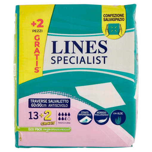 Lines Specialist Traversa Salvaletto 60X90 13+2 Dispositivo Medico
