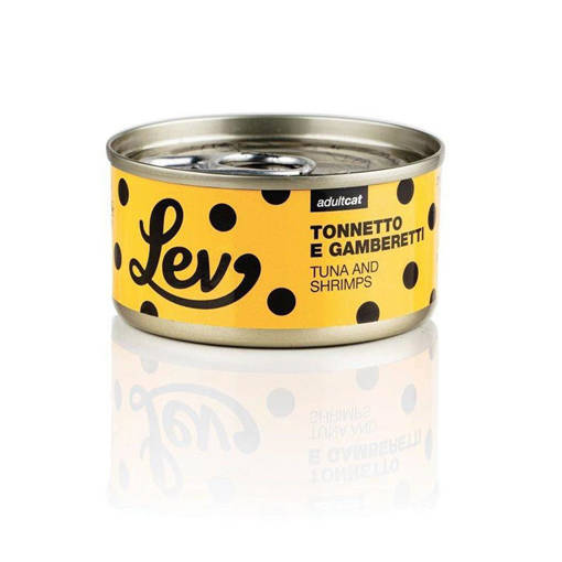 Lev Gatto Tonnetto E Gamberetti Lattina 70G