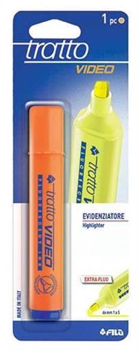 Fila - Tratto - Evidenziatore Video 1 pz arancione F042606
