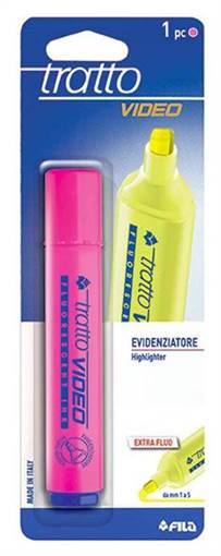 Fila - Tratto - Evidenziatore Video 1 pz fucsia F042607