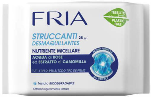 Fria Salviette Struccanti Pelli Normali Nutriente Micellare 25 pz