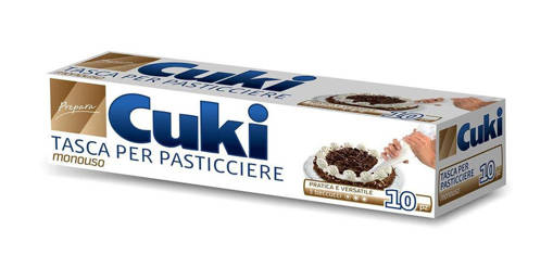 Cuki Tasca per Pasticcere, 10 Tasche e 3 Beccucci, 10 pezzi