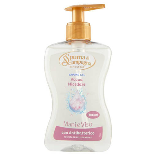 Spuma di Sciampagna Sapone Gel Mani-Viso 300 ml