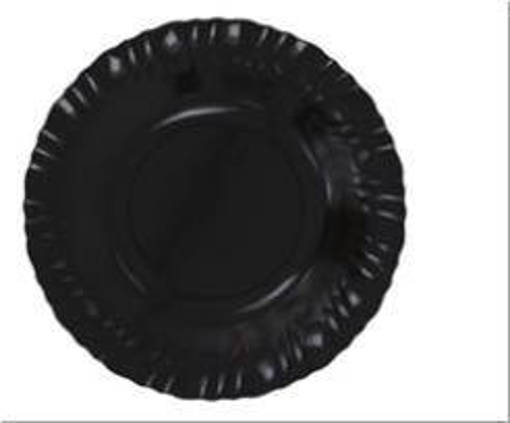 Luminarc Piatto Opale Piano Feston Nero Cm25