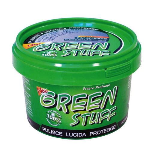 Green Stuff Pasta Pulizia Acciaio Rame Pelle Pvc 100% Naturale