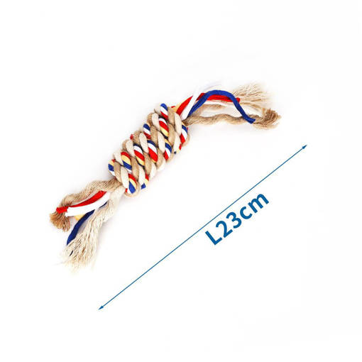 Nobleza Gioco in corda di cotone con pallina TPR L23cm50-60g