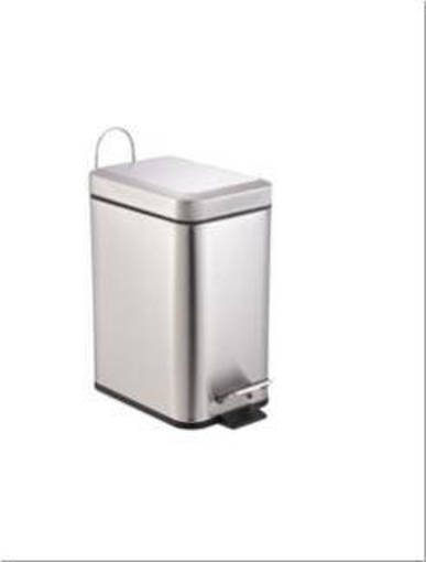 Pattumiera Pedale Inox 3L Rettangolare C&B