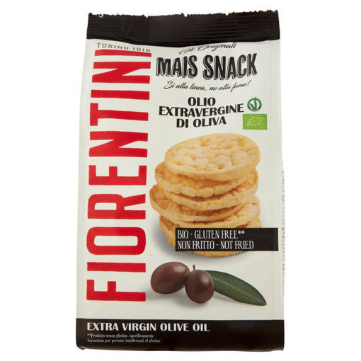Fiorentini Bio Mini Mais Snack Olio Extravergine Oliva 50G