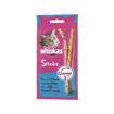 Whiskas Sticks, 3 pezzi, 18 gr, Ricco di Salmone, con Omega 3
