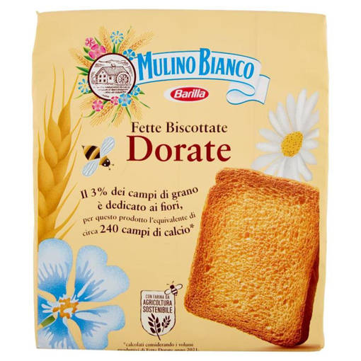 Mulino Bianco Fette Biscottate Dorate 315 g