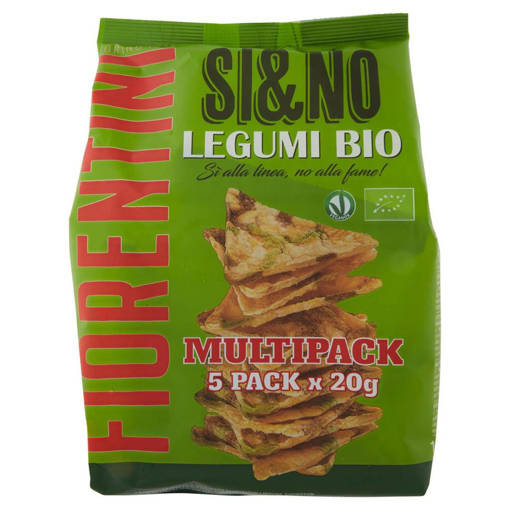 Fiorentini Multipacco Bio Si&No Triang. Mais Con Legumi (5X20G)