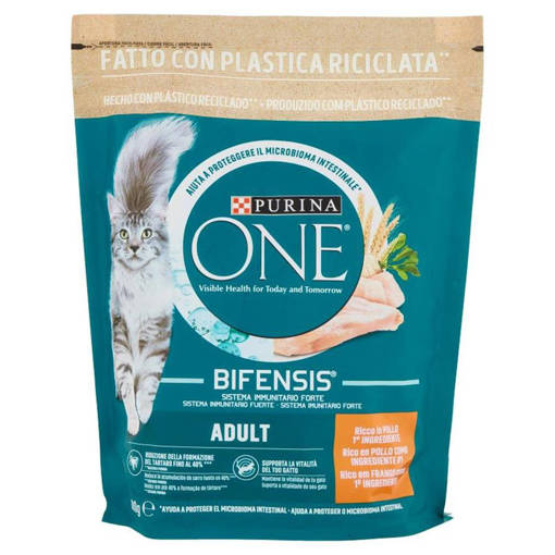 Purina One Bifensis Adult Pollo E Cereali Integrali 800 Gr