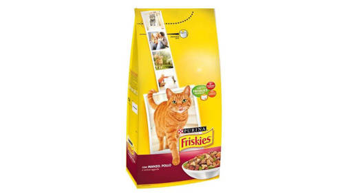 Purina Friskies 2kg Adult Crocchette Gatto Manzo, Pollo e Verdure, 2 kg