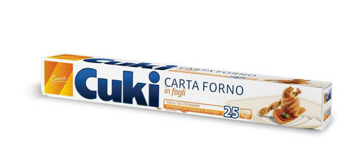 Cuki Carta Forno in Fogli, 25 Fogli 33x38 cm, 9,5 metri