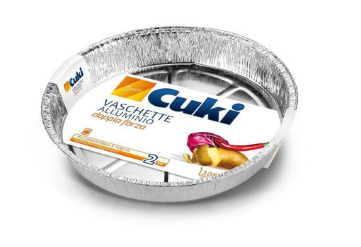 Cuki Vaschette Alluminio Ts 10 G, Torta Grande, 10 Porzioni,