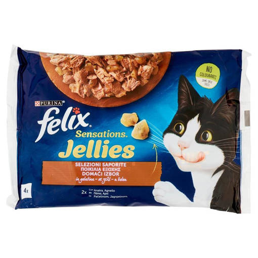 Felix Le Ghiottonerie Sensations Anatra&Agnello 4X85G