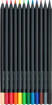 Faber Castell - Matite Colorate Black Edition ast. 12x 116412