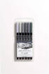 Fila - Lyra - Pennarello a doppia punta Aqua Brush 6 pz Grey Tones L6521063