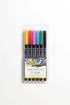 Fila - Lyra - Pennarello a doppia punta Aqua Brush 6 pz Primary Tones L6521060