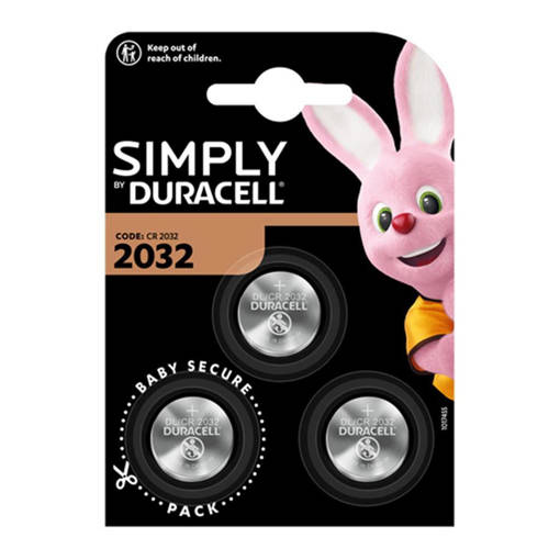 Duracel SIMPLY CR 2032 X 3