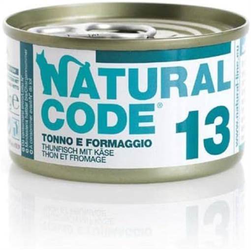 Natural Code 13 Tonno E Formaggio , Lattina 85G