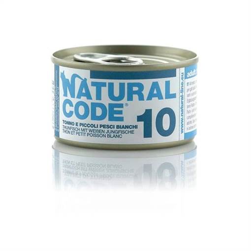 Natural Code 10 Tonno Piccoli Pesci Bianchi  , Lattina 85G
