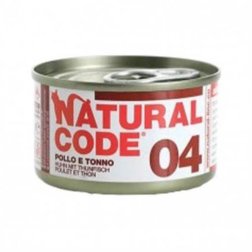 Natural Code 04 Pollo E Tonno  , Lattina 85G