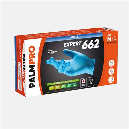PALMPRO EXPERT Guanti Nitrile , Taglia M