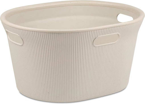 Tatay Cesta Portabiancheria 35L Baobab Ecohome (In Polipropilene 100% Riciclato, Misure L 42 X P 42,5 X H 26,5)