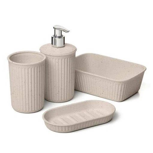Tatay Baobab Ecohome Set Bicchiere+Dosasapone+Portasapone+Organizer