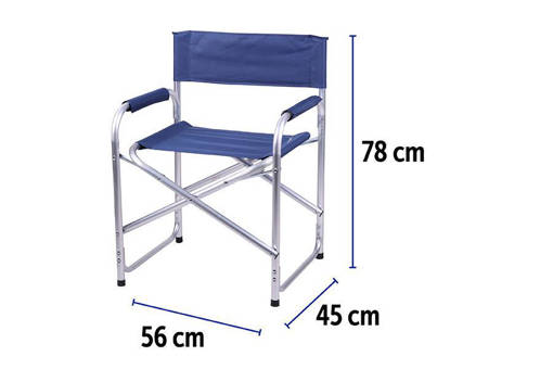 SEDIA REGISTA OXF/ALL 24MM 56X48X78 BLU
