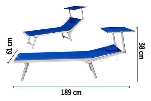 LET.MARE KING ALL/TXT 2*1 189X61X38 BLU