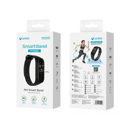 Unico Braccialetto intelligente sportivo Bluetooth Mi4 Fitpro APP 0,96 pollici CE